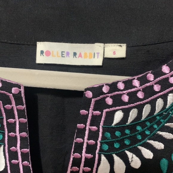 Roller Rabbit Lucena Embroidered Julia Top size s - Picture 6 of 11